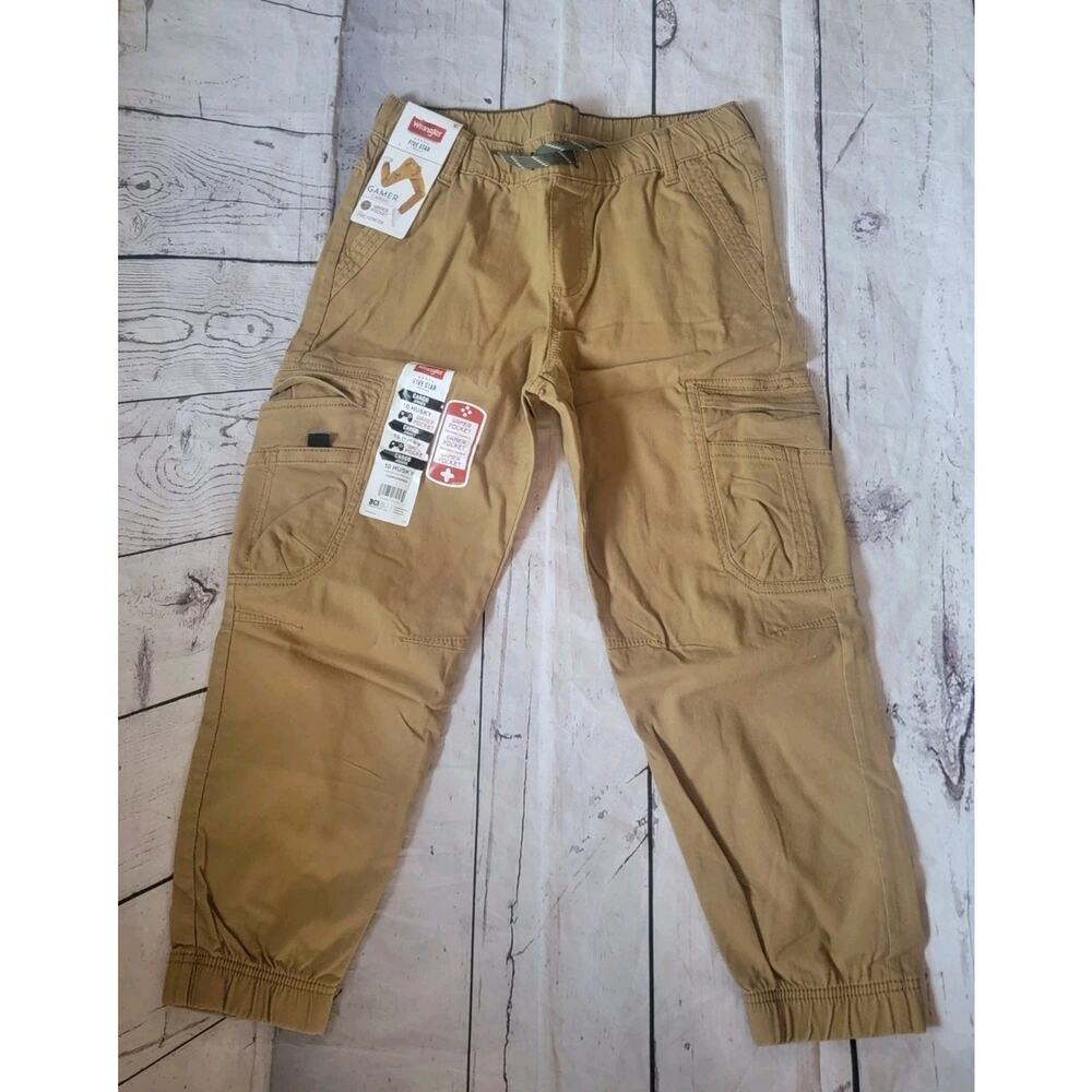 New Wrangler Five Star Gamer Cargo Joggers 10 Husky